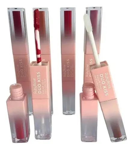 Lápiz labial Duo Kiss Ruby Rose Gloss 2×1 Color Dk 05
