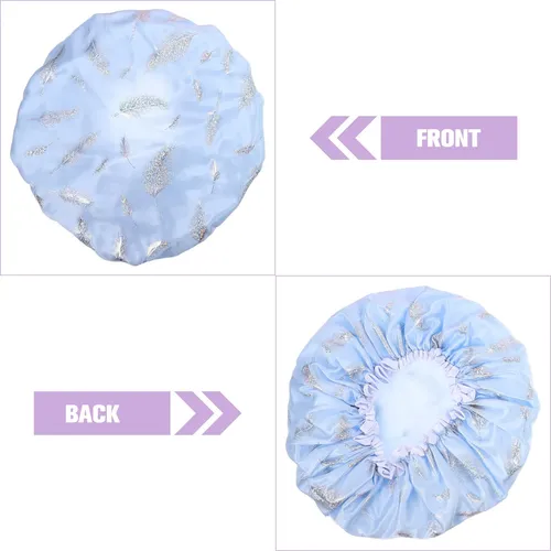 4 Gorros De Ducha Doble Capa Impermeables Para Mujer