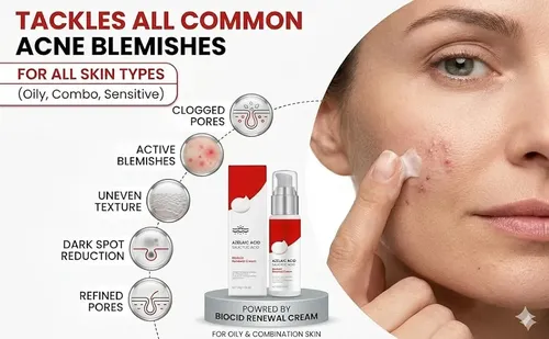 Crema De Tratamiento Para Manchas De Acné Con 10% De Ácido A