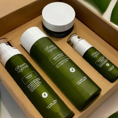 Kit Completo De Skincare Sérum Crema Agua Micelar Tónico