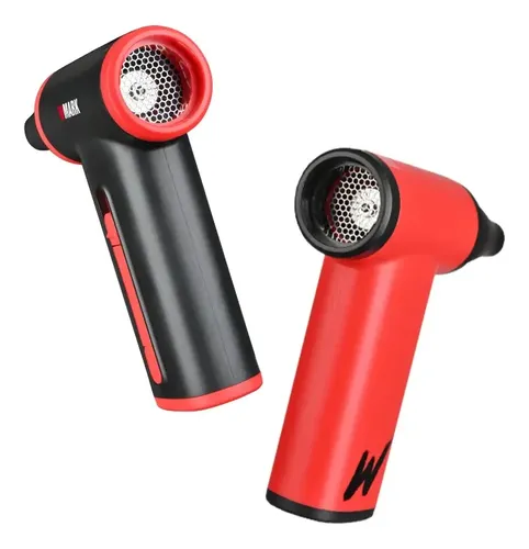 Mini Soplador Portatil Wmark Barberia Turbo Jet Profesional Negro