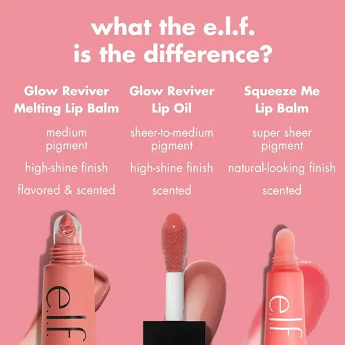 E.l.f. Glow Reviver Melting Bálsamo Brillo Labial – Yummy Gummy