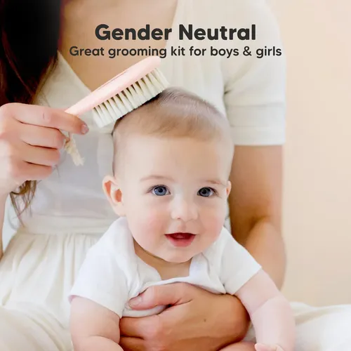 Cepillo De Pelo Para Bebés Keababies De Madera Con Cerdas Su
