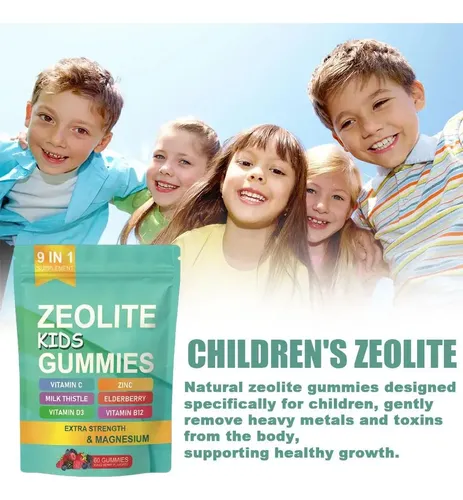 Commoditygoma De Desintoxicación De Zeolita Para Niños, Gomo