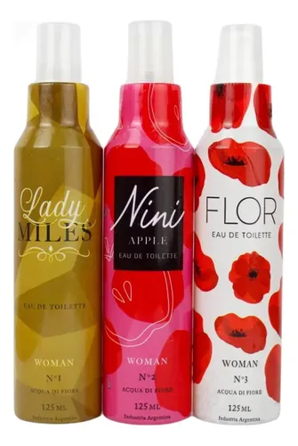 Perfume Acqua Di Fiore Set X6 125ml Eau De Toilette Mujer