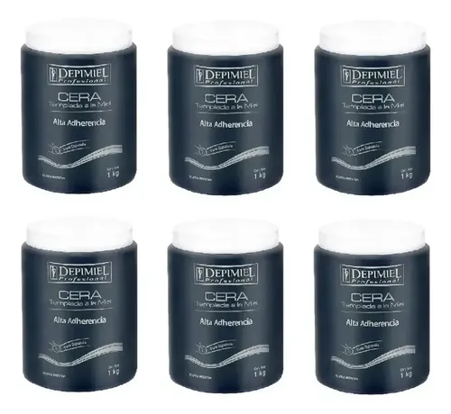 Depimiel Cera Depilatoria Vegetal Aloe Vera 1kg Caja X6uni