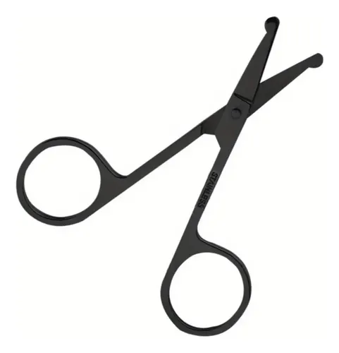 Tijeras De Acero Inoxidable Para Depilar Cejas Y Nariz