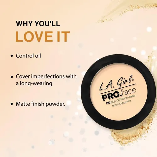Polvo Compacto Mate L.a. Girl Soft Honey Gpp608