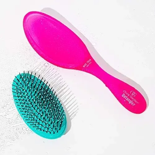 Olivia Garden Og Brush Detangler, Cojín Extraíble, Abraza El Rosa.