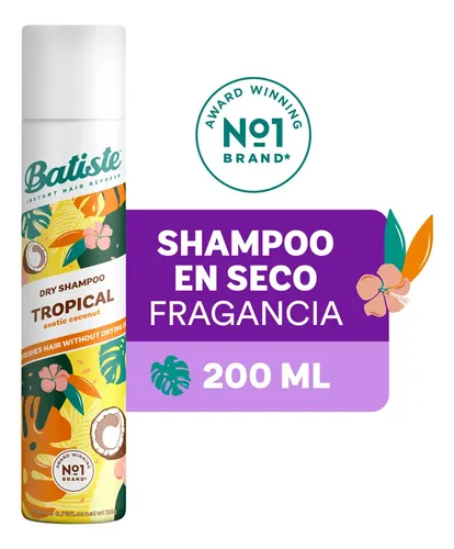 Batiste Tropical Shampoo Seco Coco Spray 200mL 1 unidad