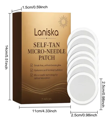 Parches Bronceadores Autobronceadores Laniska, 7 Piezas