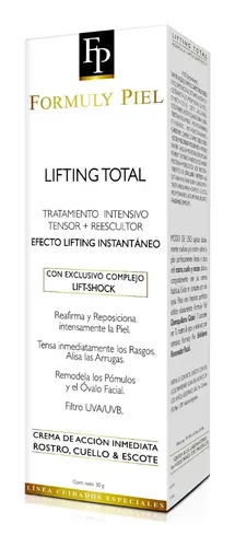 Formuly Piel Lifting Total Tratamiento Intensivo Tensor 50g Tipo De Piel Sensible