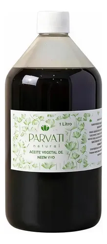 Aceite Neem Virgen Y Organico 1 Ltro Uso Cosmetico