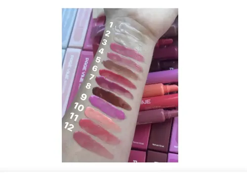Gloss Labial Page Vine Gloss Larga Duración 8 Tonos