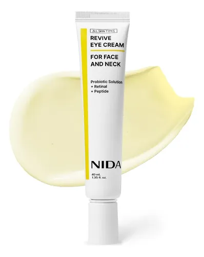 Crema De Ojos Revive Para Rostro Y Cuello, Textura De Piel F Todo Tipo De Piel Día/noche