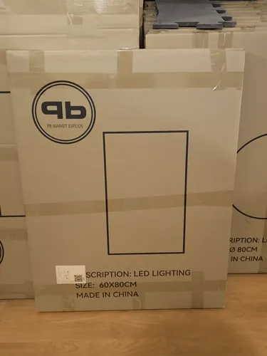 Espejo Baño Vertical 60×80 Led Calidad Premium Touch Y Reloj