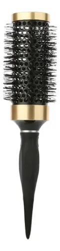Pincel De Peluquería Barber De 4,5 Cm, Negro Y Dorado, 4,5 C