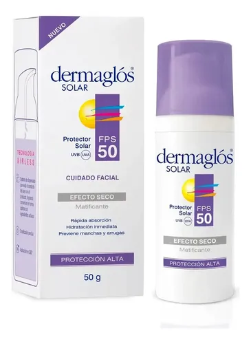 Dermaglos Facial Fps50 Efecto Seco Invisible X 50 Gr