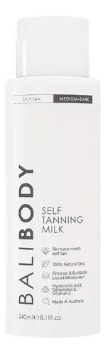 Loción Bronceadora Gradual Vegana Bali Body Self Tan Milk