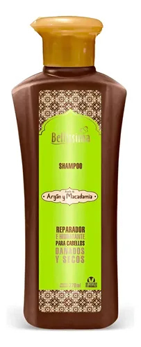 Shampoo Argan Cabellos Secos Dañados Bellissima 270 Ml