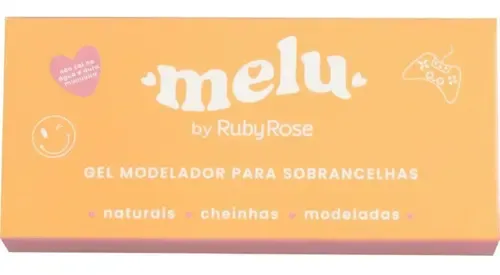 Gel moldeador incoloro para cejas con pincel Melu