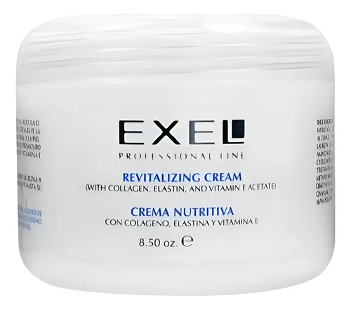 Crema Facial Exel Nutritiva Colageno Elastina Y Vit E 500ml.