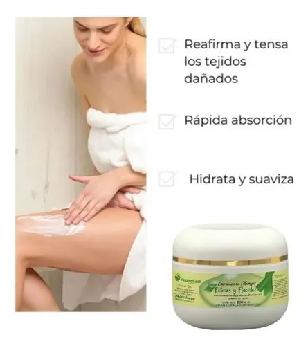 Crema Para Estrias Y Flacidez Incrementa Colágeno Y Tonifica