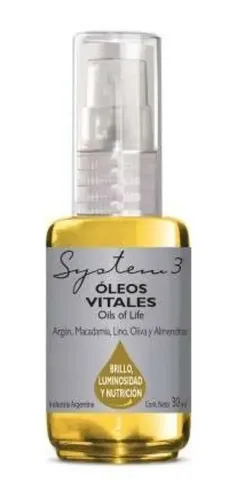 Reparador De Puntas Oleos Vitales System 3 30ml Anti Frizz