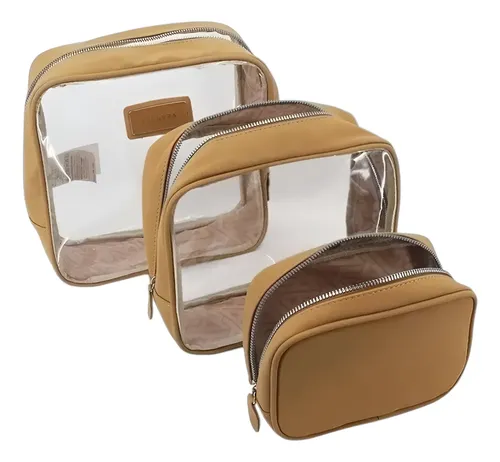 Set Portacosméticos X3 Amayra Neceser Organizador Maquillaje