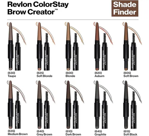 Lápiz 2 En 1 Cejas Revlon Colorstay Brow Creator Dark Brown