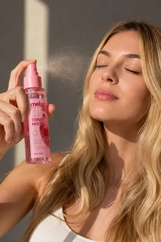 Tónico Facial Hidratante Cherry Toner Mist 80ml Linea Mely