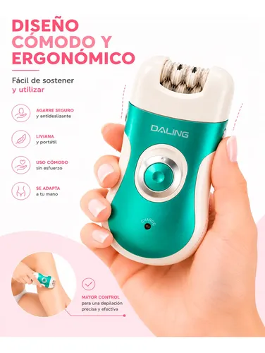 Depiladora Recargable Mujer Zonas Sensibles 4 Funciones