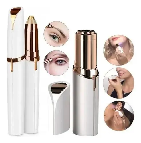Depilador Lapiz De Cejas Y Vello Facial Recargable Luz Usb