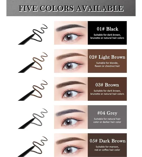 Set De Lápices De Cejas Waterproof Marca Desconocida 12