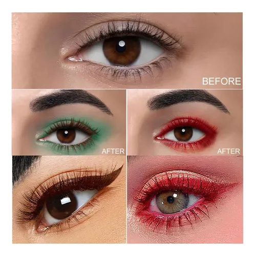 Máscara De Colores Bingbrush, Maquillaje Impermeable Y A Pru