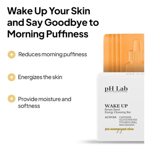 Barra Limpiadora Wake Up Energy Con Cafeína Y Aceite De Maca