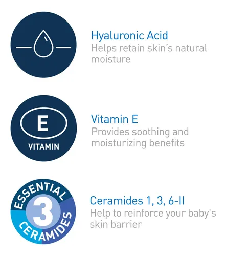 Cerave Jabón Y Champú Para Bebés, 2 En 1, Sin