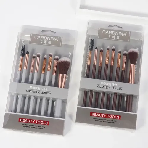 Set De 8 Pinceles De Maquillaje Para Principiantes Pincel De