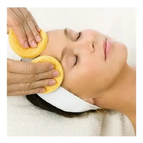Esponja Cisnes Exfoliante Limpieza Facial X2 Unidad Premium