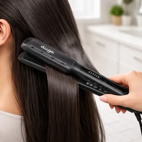 Plancha Para Cabello Humedo Y Seco Duga Profesional D207