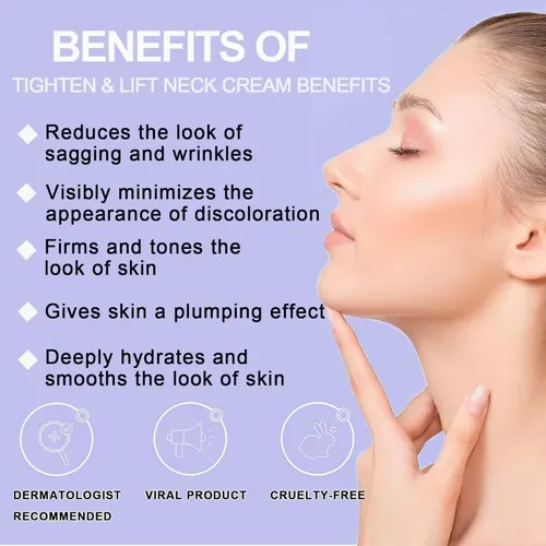 Crema Reafirmante Para Cuello, Crema Para Tensar El Cuello