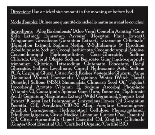 Brickell Men’s Gel Facial Antiedad Reafirmante 120 Ml