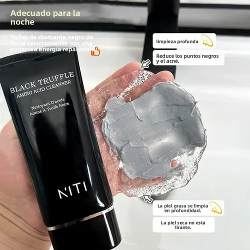 Limpiador Facial De Aminoácidos Dual Blanco Y Negro 100g