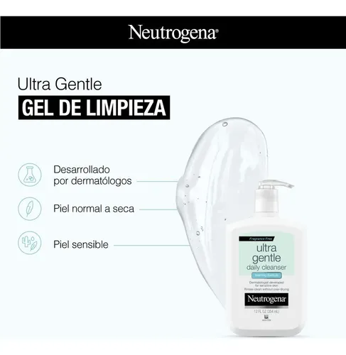 Gel De Limpieza Facial Ultra Gentle 354Ml Neutrogena
