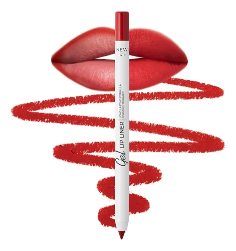 Lápiz Delineador Labios Resistente Al Agua Con Pigmento