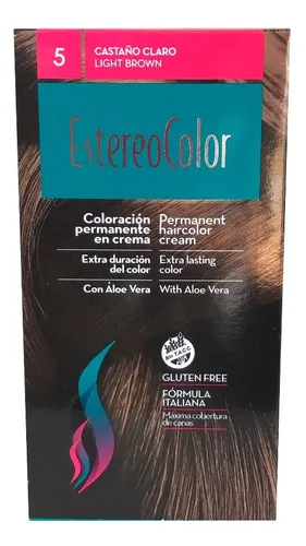Coloración Permanente En Kit Estereocolor Tono 5 castaño claro