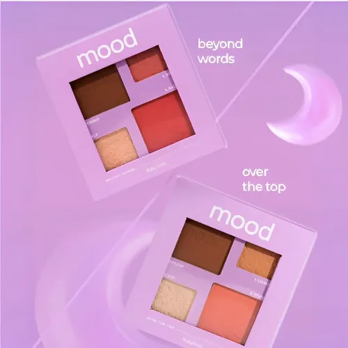 Paleta Ruby Rose Mood Rubor Bronzer Iluminador