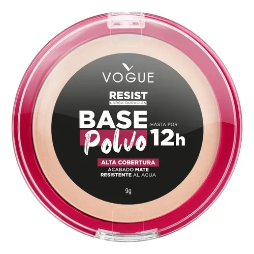 Base De Maquillaje En Polvo Vogue Resist 12h Acabado Mate