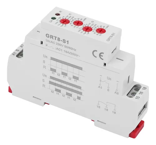 Relé Temporizador De Ciclo Repetido Grt8-s1 Mini, Tiempo Asi