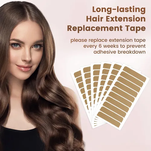 Cinta De Reemplazo Para Extensiones De Cabello Miilye, 100 T